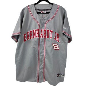 Vintage Chase Dale Earnhardt Jr #8 NASCAR Budweiser Baseball Button Up shirt